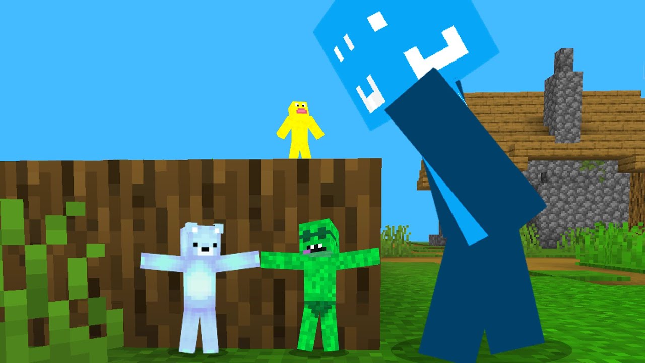 Minecraft Mini Hide and Seek (Funny Moments)