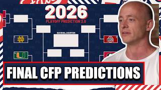 Josh Pate's 2026 College Football Playoff & National Championship Predictions Cfp Selection Show Live