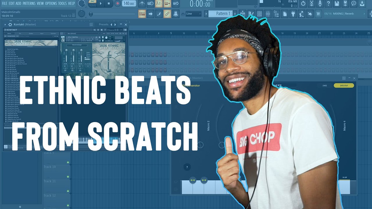 How To Make REALISTIC ETHNIC Trap Beats From Scratch !