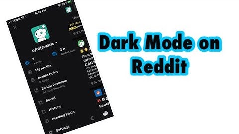How to Turn on Dark Mode on Reddit