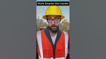 Work Smarter Not Harder #adamrose #construction #workers #funny #family #shorts