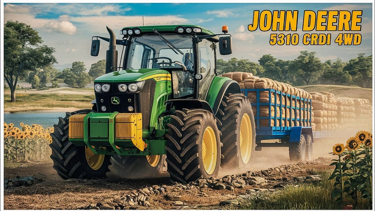 John Deere 5310 4wd Crdi Top Model || Indian Vehicles Simulator 3d || Best Android Games Offline