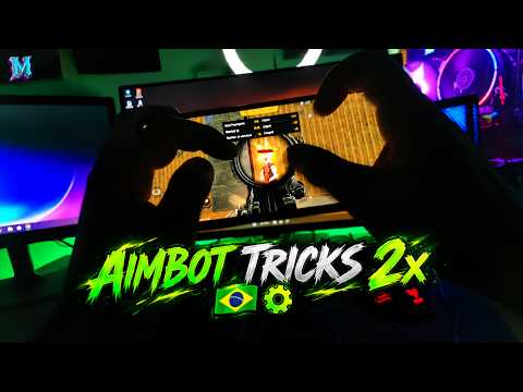 AIMBOT TRICKS 2x Tutorial | Best Brazilian Settings 🇧🇷⚙️