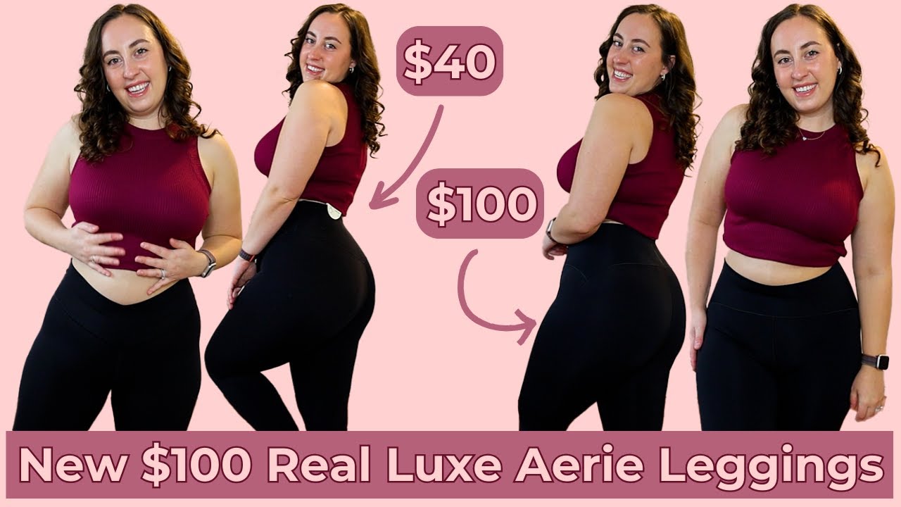 Testing the NEW $100 Real Luxe Leggings from Aerie