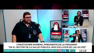FENASENF: "EN EL SECTOR DE LA SALUD PUBLICA NOS EXCLUYEN DE LAS 40 HRS"