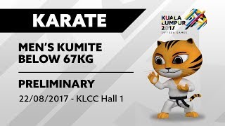 KL2017 29th SEA Games | Karate - Men's Kumite โ67kg | 22/08/2017