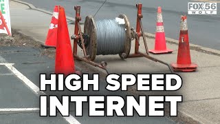 A new fiber optic network has extended to Pennsylvania