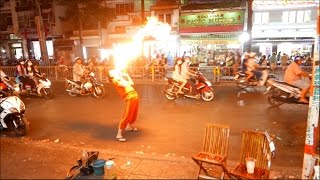 Saigon - Vietnam at night - Rooftop Bars & Street View