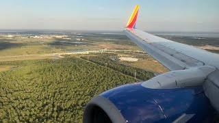 Southwest Boeing 737700 Landing Orlando Intl. (KMCO)