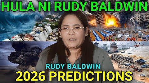 NAGKATOTOO! NAKAKATAKOT na HULA ni RUDY BALDWIN sa 2026