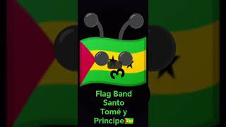 Flag Band Santo Tomé y Principe🇸🇹