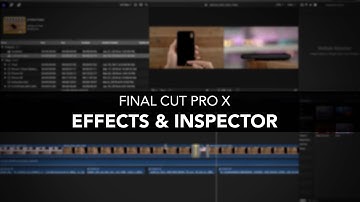 FINAL CUT PRO X - Beginner Tutorial Malayalam || PART 4 ||Effects & Inspector