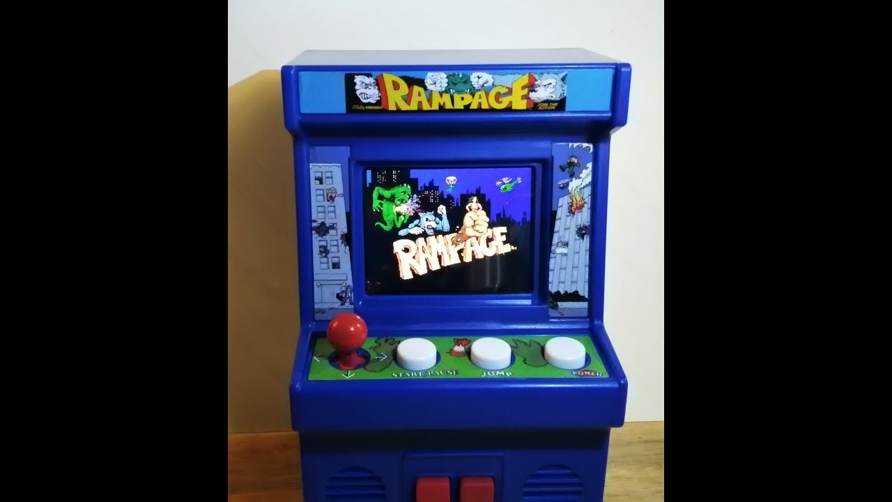 Rampage Basic Fun Mini Arcade Game Play And Commentary Youtube