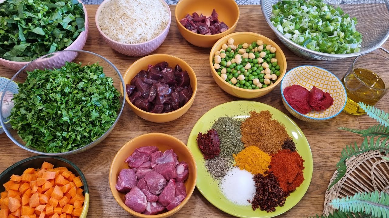 أبن طريقة لإعداد الروز الجربي باللحم و الكبدة🇹🇳 سر البنة/يجي فارك و فاوح 😍 Riz djerbien/rouz jerbi