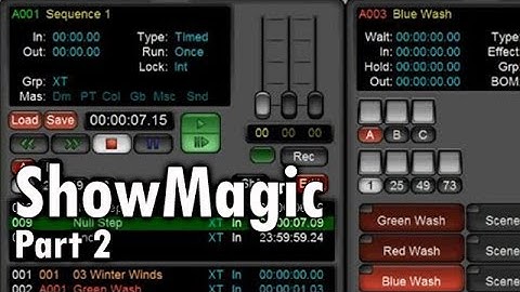 ShowMagic Lighting DMX Software Tutorial 02 of 02 by SIRS-E