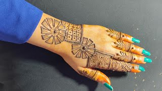 Very Easy Beautiful Back Hand Mehndi Design | Stylish Mehndi Design | Simple Mehndi Design | Mehndi