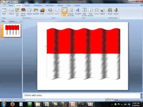 tutorial cara  membuat  animasi  bendera di power point  YouTube