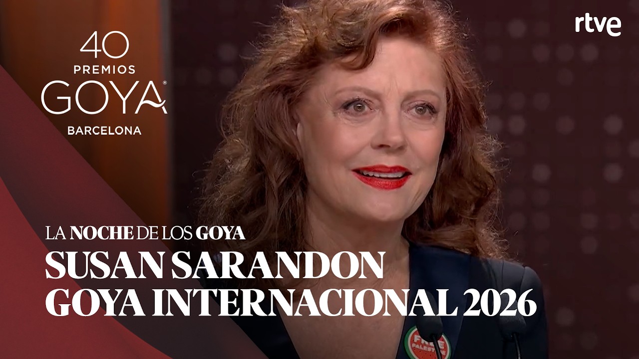 SUSAN SARADON recibe el GOYA INTERNACIONAL | Premios Goya 2026