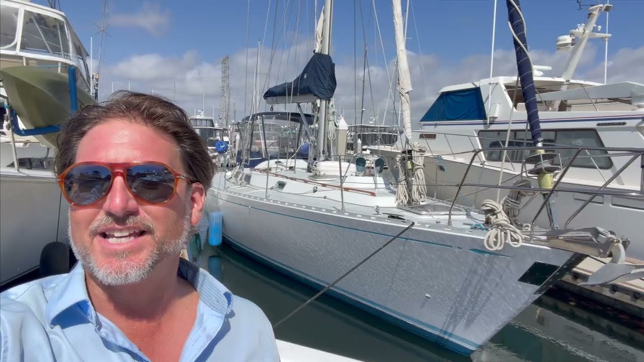 ⁣1991 Hylas 51 Center Cockpit Offshore Cruiser Sailboat For Sale California Video Walkthrough Boat
