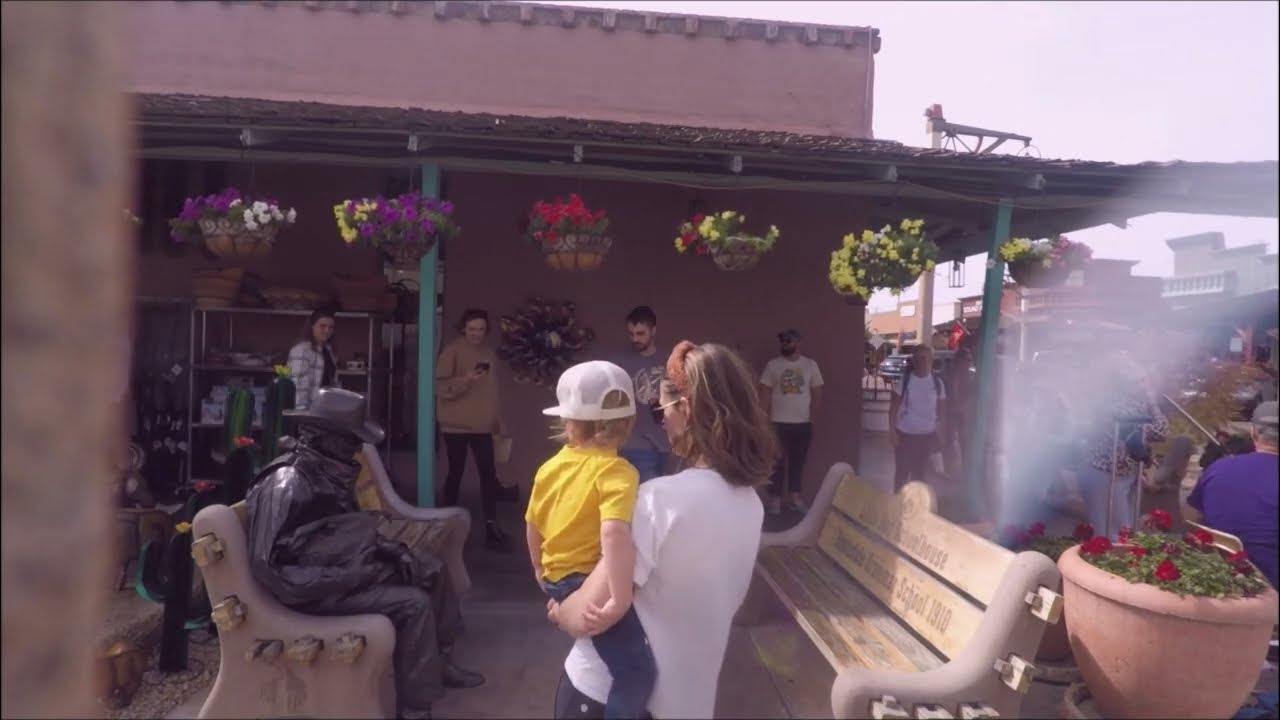 Bronze Cowboy's living statue prank! try not to laugh YouTube