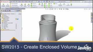 New in SolidWorks 2013 - Fill a Baby Bottle Using The Intersect Tool