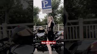 Ninja H2 With Girls Riding Public Reaction
