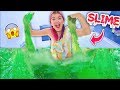 ¡200 LITROS DE SLIME EN EL JACUZZI! BAÑO PEGAJOSO - Lulu99