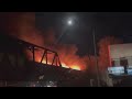 Watch shows moment freight train catches fire and rolls through downtown london ont