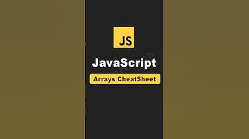 JavaScript Array methods #array #javascript #javascripttutorial #webdevelopment #programming #shorts
