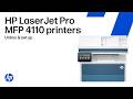 Unbox and set up | HP LaserJet Pro MFP 4110 printer series