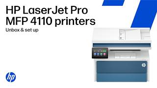 Unbox and set up | HP LaserJet Pro MFP 4110 printer series