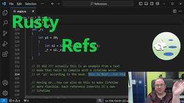 Rust references and scope