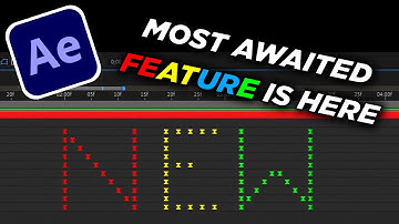 FINALLY!! THIS NEW FEATURE IS IN AFTER EFFECTS | Keyframe Color Labels