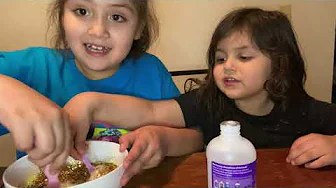 EATING GUMMIES & MAKING SLIME