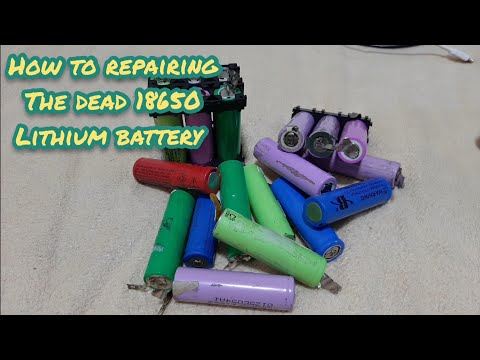 Video: Paano Ayusin Ang Isang Baterya Ng Lithium