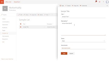 How to add, edit or delete list items in SharePoint | SharePoint in 2 minutes