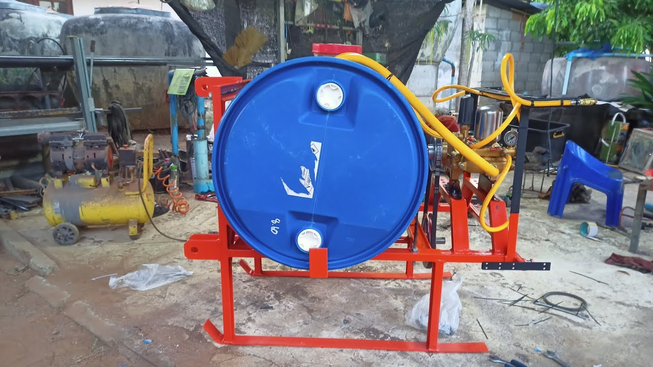 งานโครงเครื่องพ่นยา200ลิตร#เครื่องพ่นยา