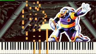 Armored Armadillo Stage Theme - Mega Man X Ost - Piano Tutorial - Midified