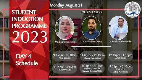 First Year (Engineering) Student Induction Programme 2023