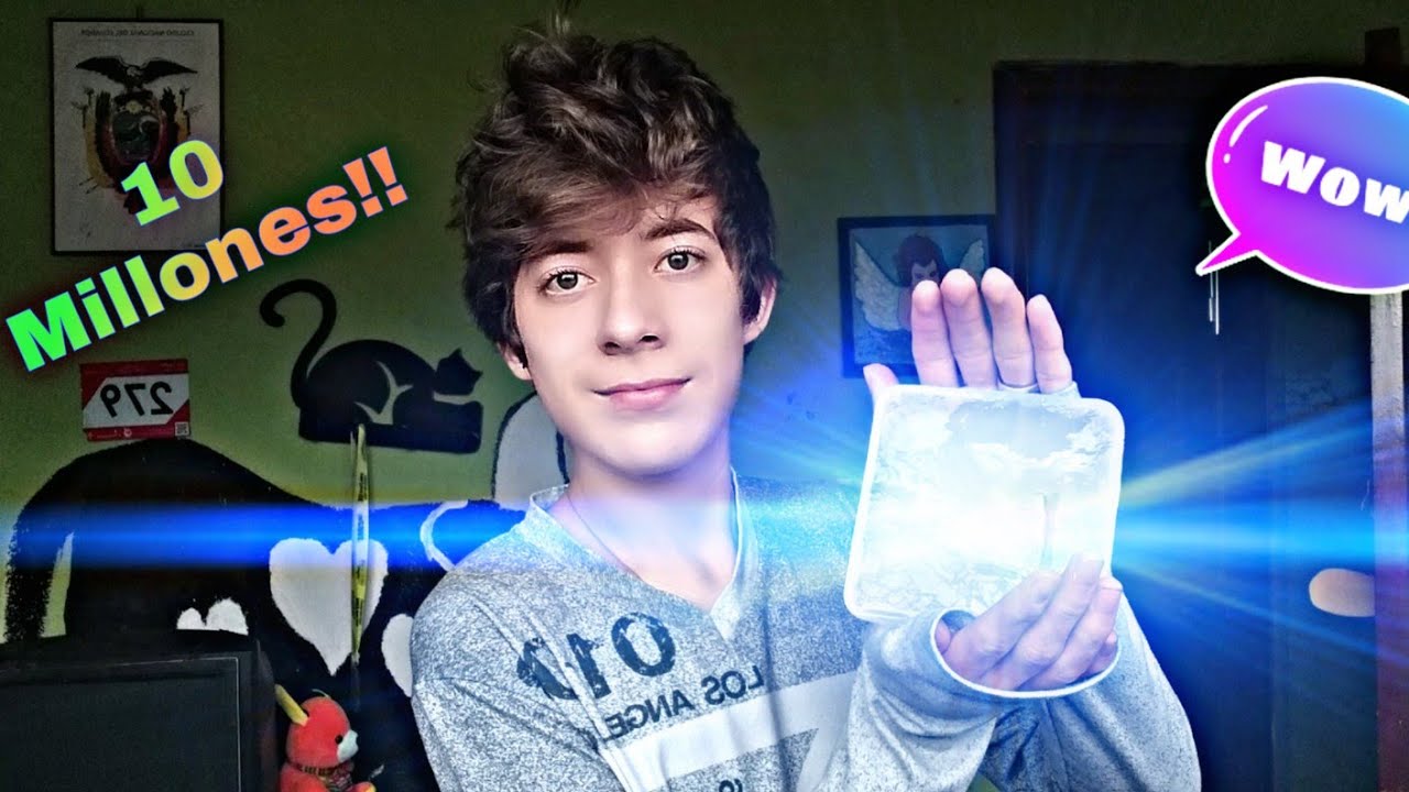 Mi placa de 10 millones de suscriptores!! YouTube