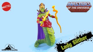 Mattel Creations Masters of the Universe Origins LADY SLITHER Video Review