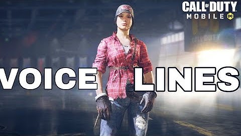 MISTY Voice Lines  In CodMobile #45