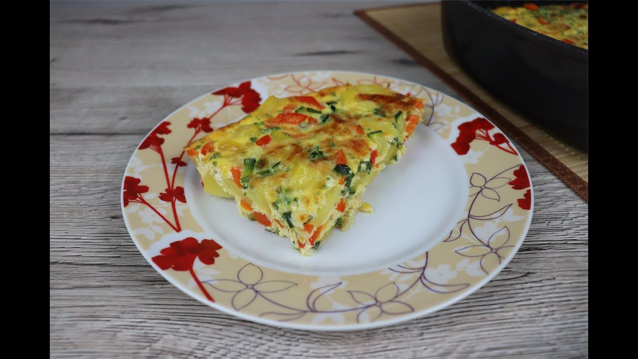 ⁣Омлет с картофелем  Испанский омлет  Tortilla