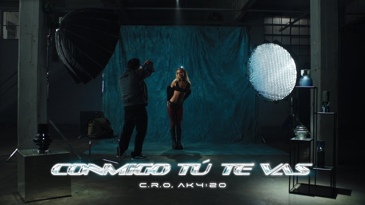 Conmigo Tú Te Vas - C.R.O, AK4:20 (Visualizer)
