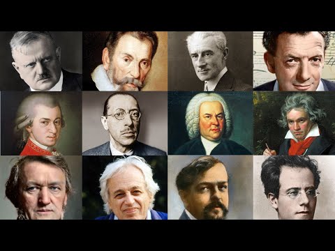 They are the best composers ever - Top 50 - Bach, Stravinsky, Beethoven, Mozart...