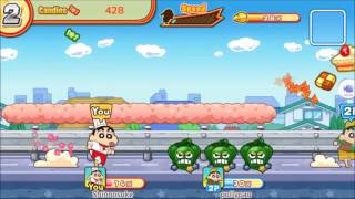 Crayon ShinChan Runner 蜡笔小新游戏 Gameplay - Battle Run VS screenshot 5