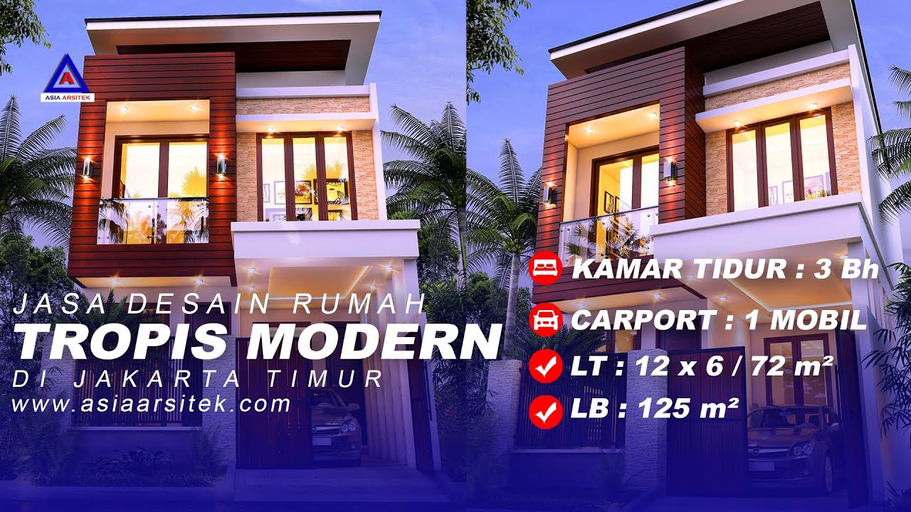 Jasa Arsitek Desain Rumah Tropis Modern Di Jakarta Timur Jasaarsitekjakarta Part25 YouTube