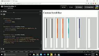 Custom Scrollbar CSS Wealth