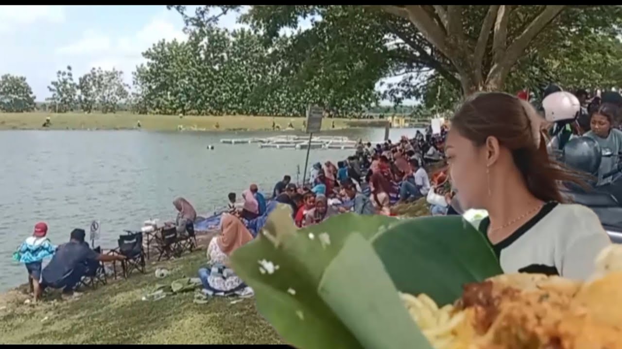 Lagi VIRAL | Dibanjiri Manusia Desa Ini Gara Gara Embung 