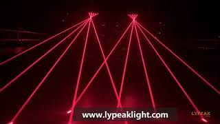 6W laser bar moving head RGB 6 eyes moving head laser DMX control stage party disco laser light bar